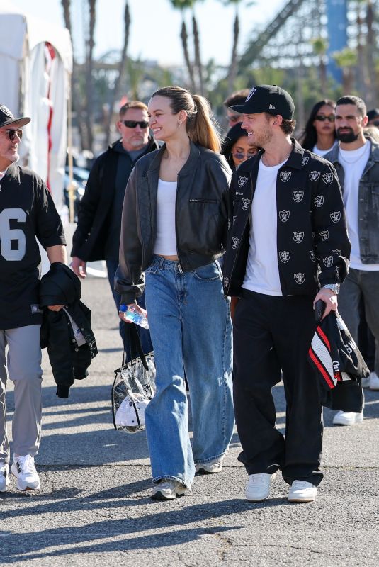 JOSEPHINE SKRIVER Arrives at Super Bowl LX in Santa Clara 02/08/2026