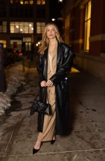 JOSPEHINE SKRIVER Arrives at Avec Les Gilles Event at Zero Bond at NYFW in New York City 02/10/2026