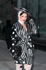 JULIA FOX Leaves Carolina Herrera Fashion Show at Fashion Week in New York 02/12/2026