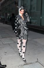JULIA FOX Leaves Carolina Herrera Fashion Show at Fashion Week in New York 02/12/2026