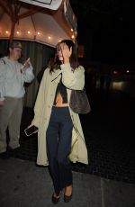 KAIA GERBER Arrives at Sombr