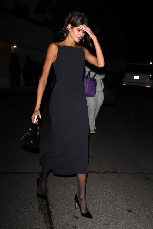 KAIA GERBER Arrives at Vas J Morgan