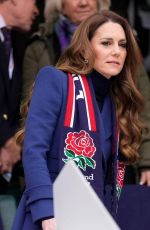 KATE MIDDLETON at Six Nations Rugby at Twickenham Stadium 02/21/2026