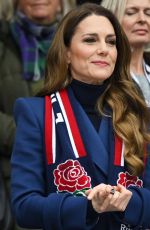 KATE MIDDLETON at Six Nations Rugby at Twickenham Stadium 02/21/2026