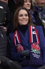 KATE MIDDLETON at Six Nations Rugby at Twickenham Stadium 02/21/2026