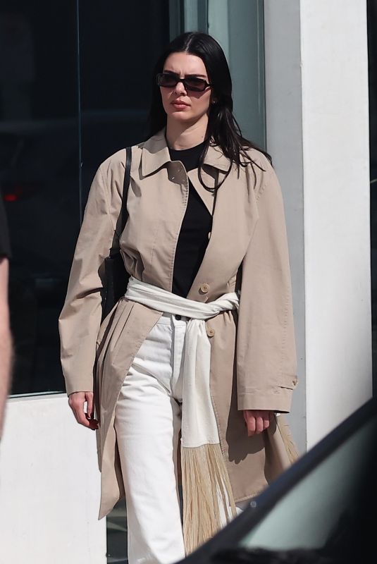 KENDALL JENNER Out Shopping at Galerie Half on Melrose Boulevard in Los Angeles 02/06/2026