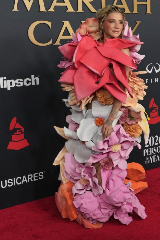 KESHA at MusiCares Person of the Year Honoring Mariah Carey in Los Angeles 01/30/2026