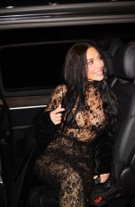 KIM KARDASHIAN Arrives at a Private Dinner at Aqua Kioto in Paris 02/02/2026