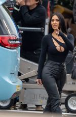 KIM KARDASHIAN, NIKKI GLASER and BRENDA SONG on the Set of The Fifth Wheel in Los Angeles 02/12/2026