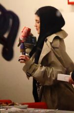 KYLIE JENNER and Timothee Chalamet at Dinner at Flour Pizzeria & Cafe in Brentwood 02/18/2026