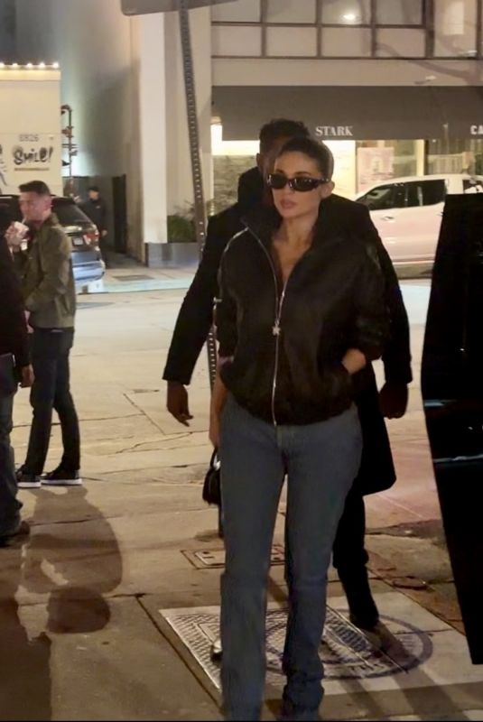KYLIE JENNER Arrives at Nahmias x Maxfield Pop-Up Celebration in Los Angeles 02/12/2026