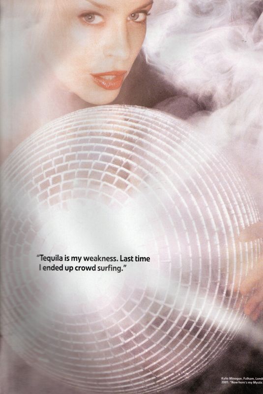 KYLIE MINOGUE in Q Magazine, April 2001