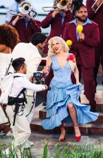 LADY GAGA Performs at Super Bowl LX at Levi
