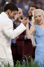 LADY GAGA Performs at Super Bowl LX at Levi