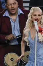 LADY GAGA Performs at Super Bowl LX at Levi