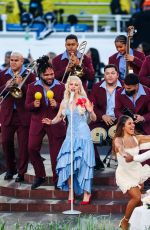 LADY GAGA Performs at Super Bowl LX at Levi