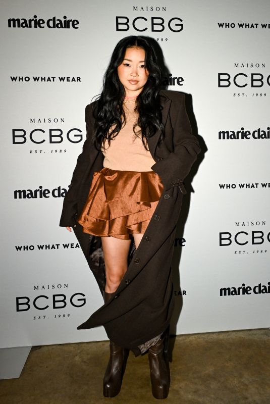 LANA CONDOR at Who What Wear & Marie Claire Friends & Family Event in New York City 02/09/2026