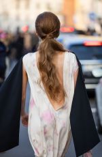 LARSEN THOMPSON Arrives at Moschino Show at Milan Fashion Week in Milan 02/27/2026