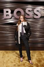 LARSEN THOMPSON at Boss Fashion Show at Milan Fashion Week in Milan 02/26/2026