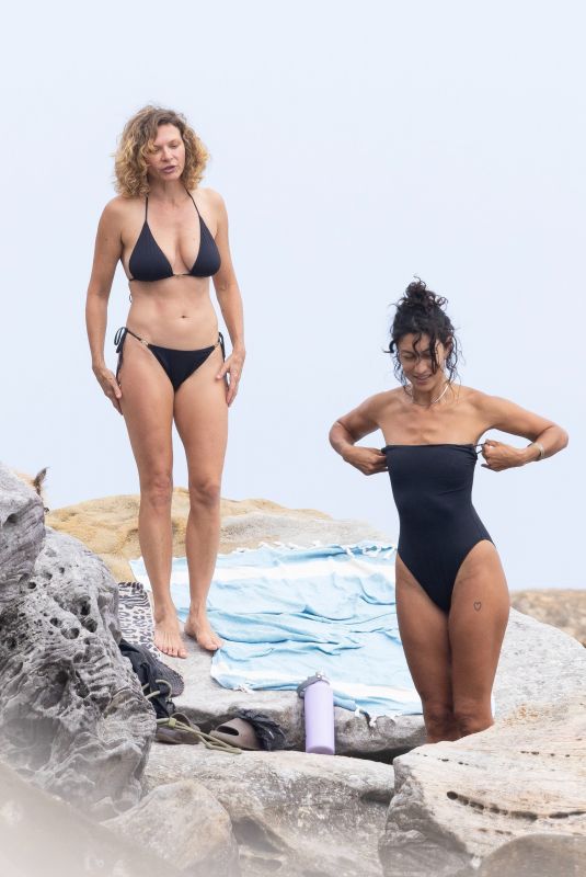 LEEANNA WALSMAN in Bikini at Bondi Beach with a Friend 02/10/2026