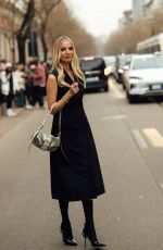 LEONIE HANNE Arrives at Fendi Fashion Show Womenswear FW 2026/27 at Milan Fashion Week 02/25/2026