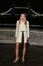 LILA GRACE MOSS at Burberry Winter 2026 Show at London Fashion Week 02/23/2026