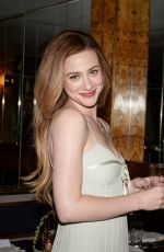 LILI REINHART at Soft Slip Priming Milk Launch in New York City 02/25/2026