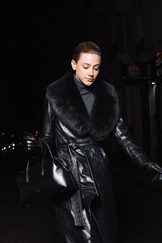 LILI REINHART Night Out in Paris 02/01/2026