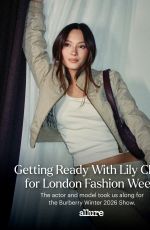 LILY CHEE for Allure Magazine - Burberry LFW Fashion Show Photo Diary, February 2026