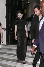 LILY COLLINS Arrives at Maison Perrier Party in London 02/09/2026