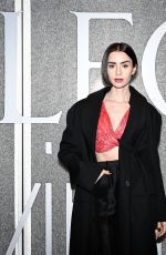 LILY COLLINS at Calvin Klein Show at NYFW in New York City 02/13/2026