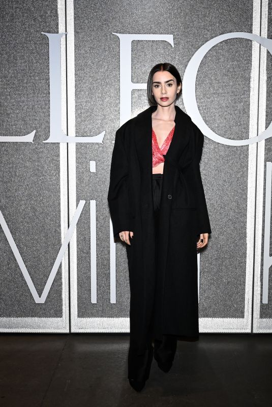 LILY COLLINS at Calvin Klein Show at NYFW in New York City 02/13/2026
