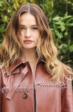 LILY JAMES Arrives at  Tod