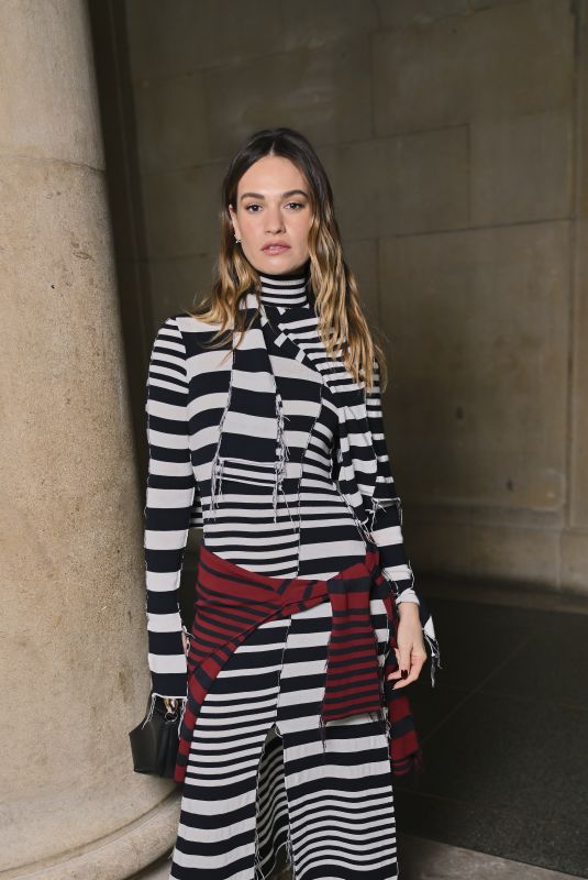 LILY JAMES at Erdem Fashion Show at LFW in London 02/22/2026