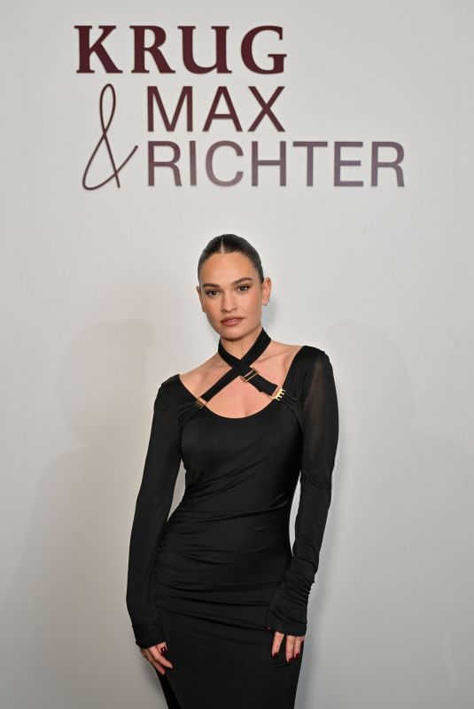 LILY JAMES at Krug and Max Richter Present Every Note Counts Music Tasting at Roundhouse in London 02/10/2026