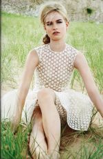 LILY JAMES in Tatler Magazine, January 2014