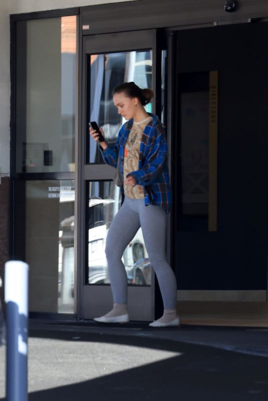 LILY-ROSE DEPP Leaves an Office Building in Beverly Hills 02/03/2026