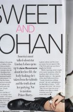LINDSAY LOHAN in Glamour UK, August 2006