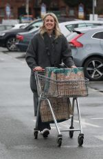 LISA CARRICK Out Shopping at Sainsbury