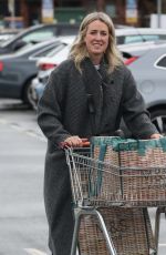 LISA CARRICK Out Shopping at Sainsbury