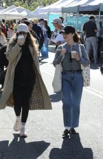LUCY HALE Stops by Yala Coffee Before Heading to Studio City Farmers Market 02/22/2026