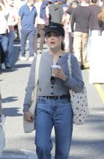 LUCY HALE Stops by Yala Coffee Before Heading to Studio City Farmers Market 02/22/2026