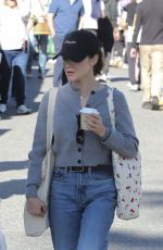LUCY HALE Stops by Yala Coffee Before Heading to Studio City Farmers Market 02/22/2026
