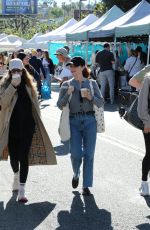LUCY HALE Stops by Yala Coffee Before Heading to Studio City Farmers Market 02/22/2026