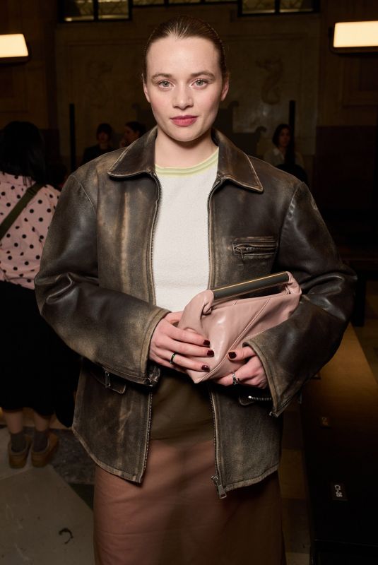 LUNA WEDLER at MM6 Maison Margiela Fashion Show Womenswear FW 2026/27 at Milan Fashion Week 02/25/2026