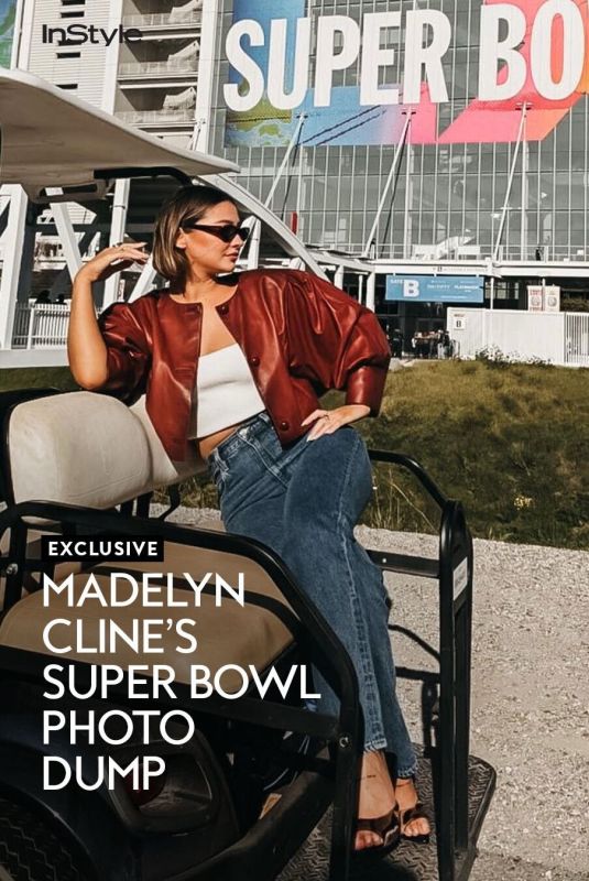 MADELYN CLINE in InStyle Magazine - Super Bowl Photo Diary, February 2026