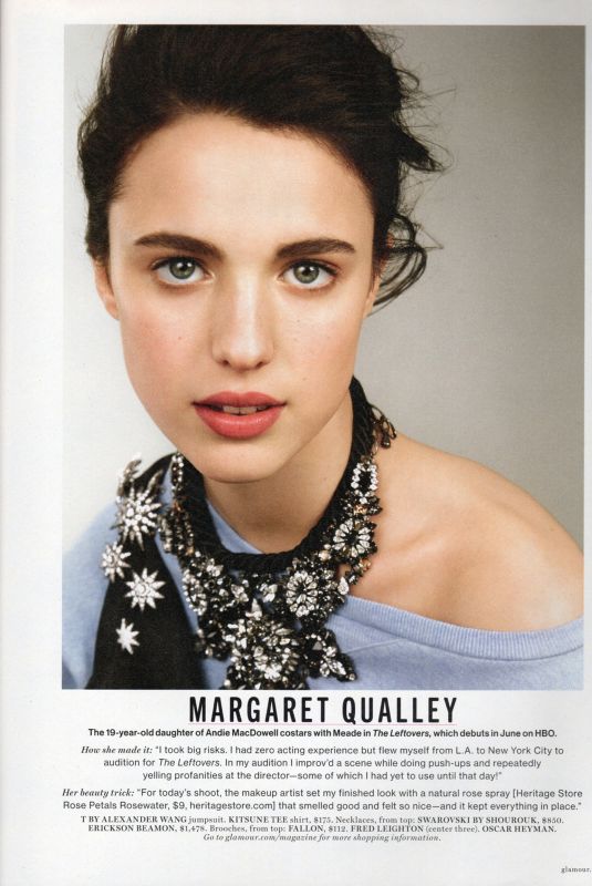 MARGARET QUALLEY in Glamour Magazine, May 2014