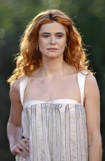 MARGOT ROBBIE, ALISON OLIVER and EMERALD FENNELL at Wuthering Heights Photocall in London 02/04/2026