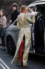 MARGOT ROBBIE Out Promotes Wuthering Heights in London 02/04/2026
