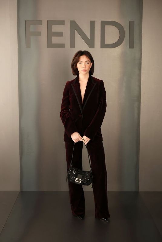 MATILDA DE ANGELIS at Fendi Fashion Show at Milan Fashion Week 02/25/2026